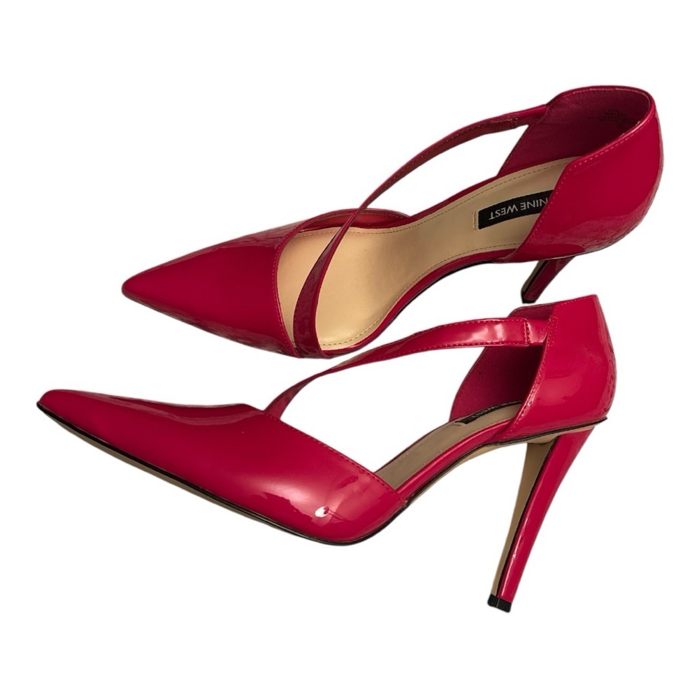 Nine West Women's Hot Pink Stiletto Heels Size 9.5 Sex in the City